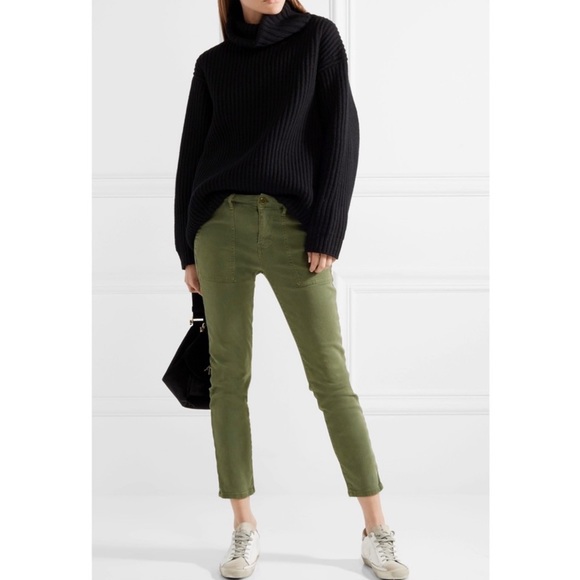 THE GREAT. Pants - The Great. The Skinny Armies Bushed Twill Pants